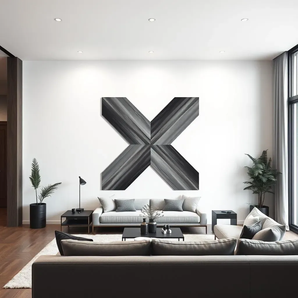 Creative X Accent Wall Designs and Materials