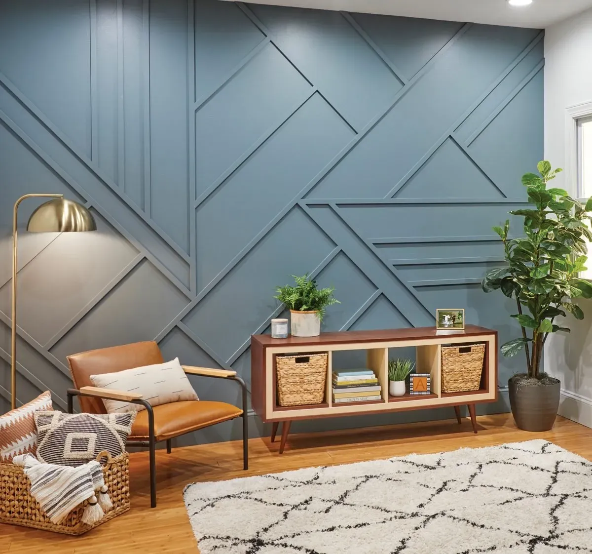 Cutting and Spacing Your DIY Accent Wall Materials