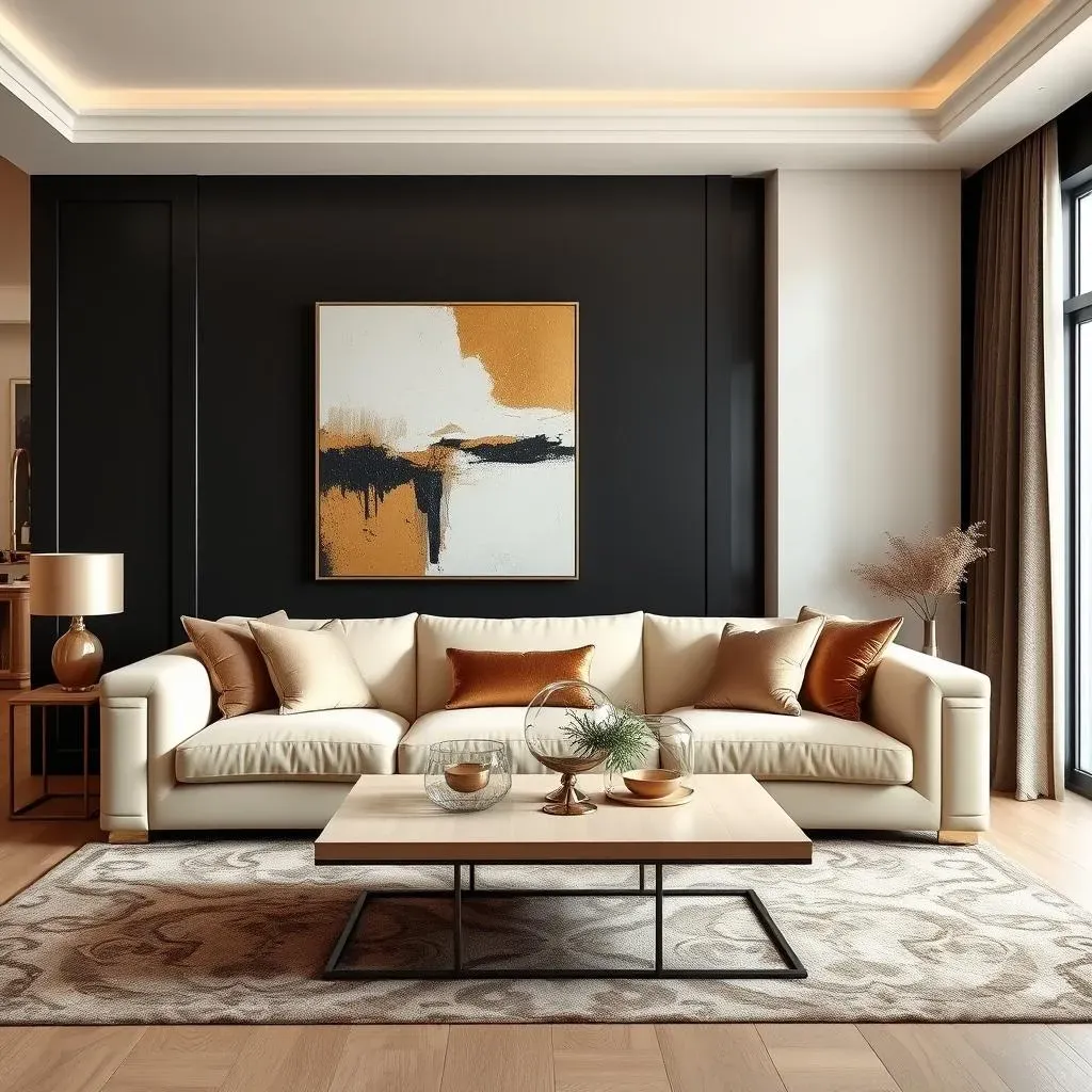 Decorating Around a Black Accent Wall: Colors, Furniture, and Art
