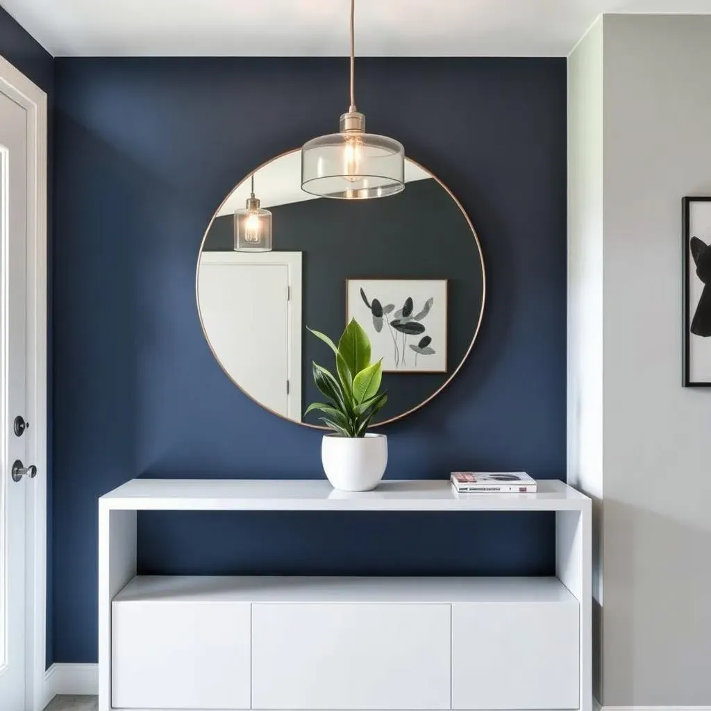 Decorating Around Your Modern Entryway Accent Wall
