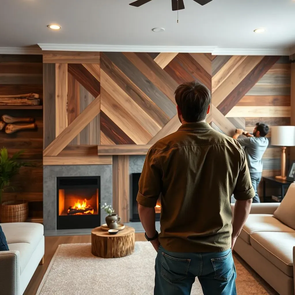 Designing a Cheap Wood Accent Wall That Pops