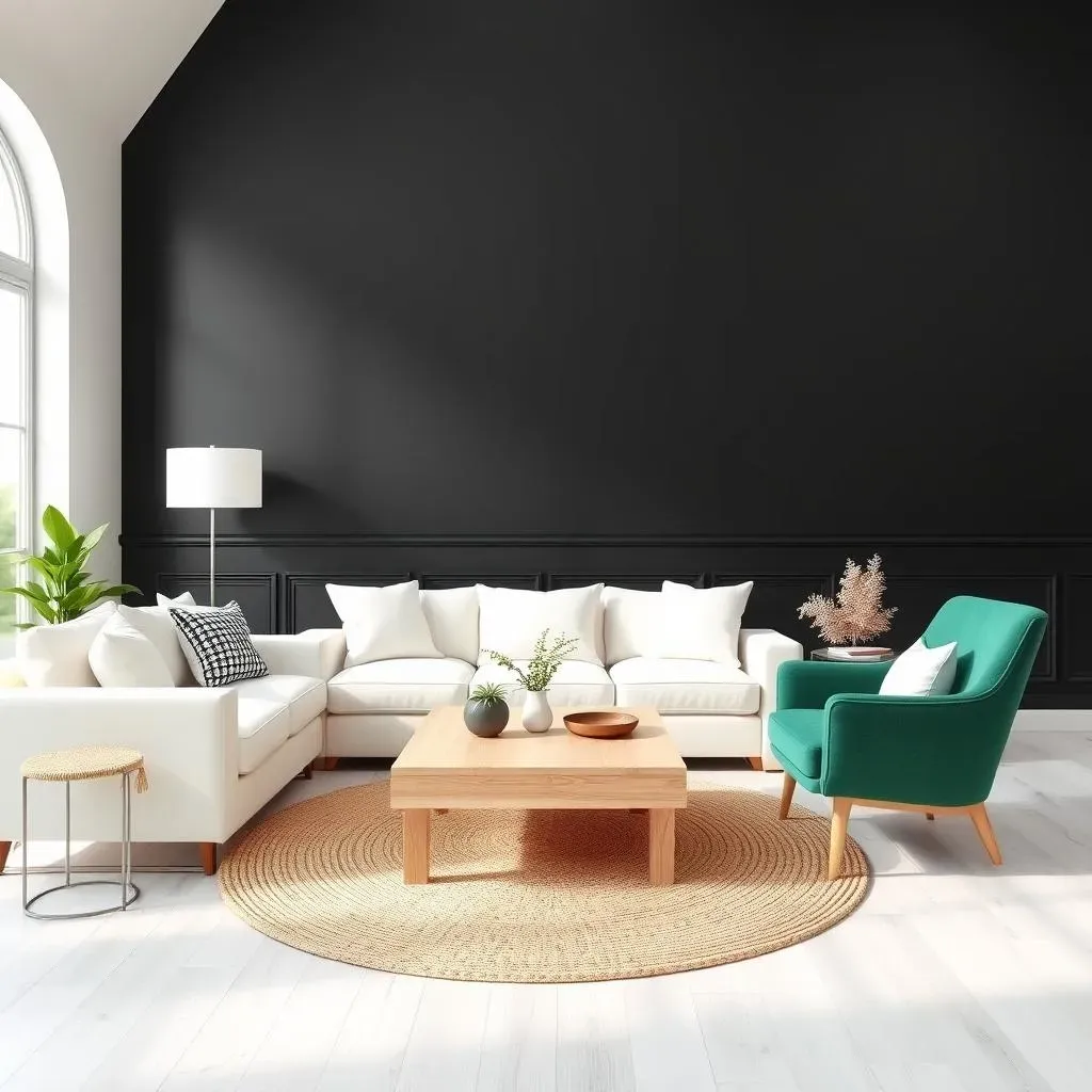 Designing with a Black Accent Wall: Color Palettes and Furniture Choices