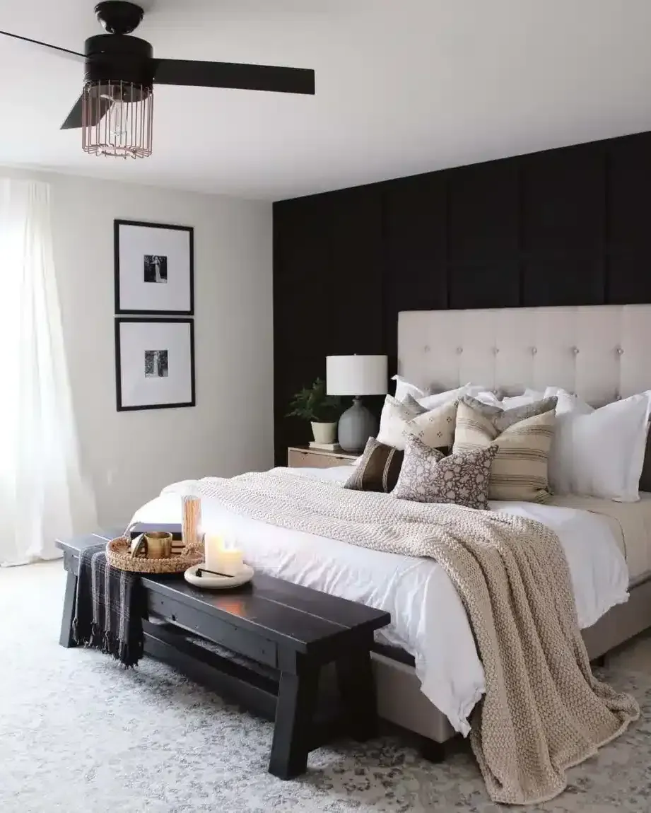 Designing Your Modern Black Accent Wall Bedroom: Planning is Key
