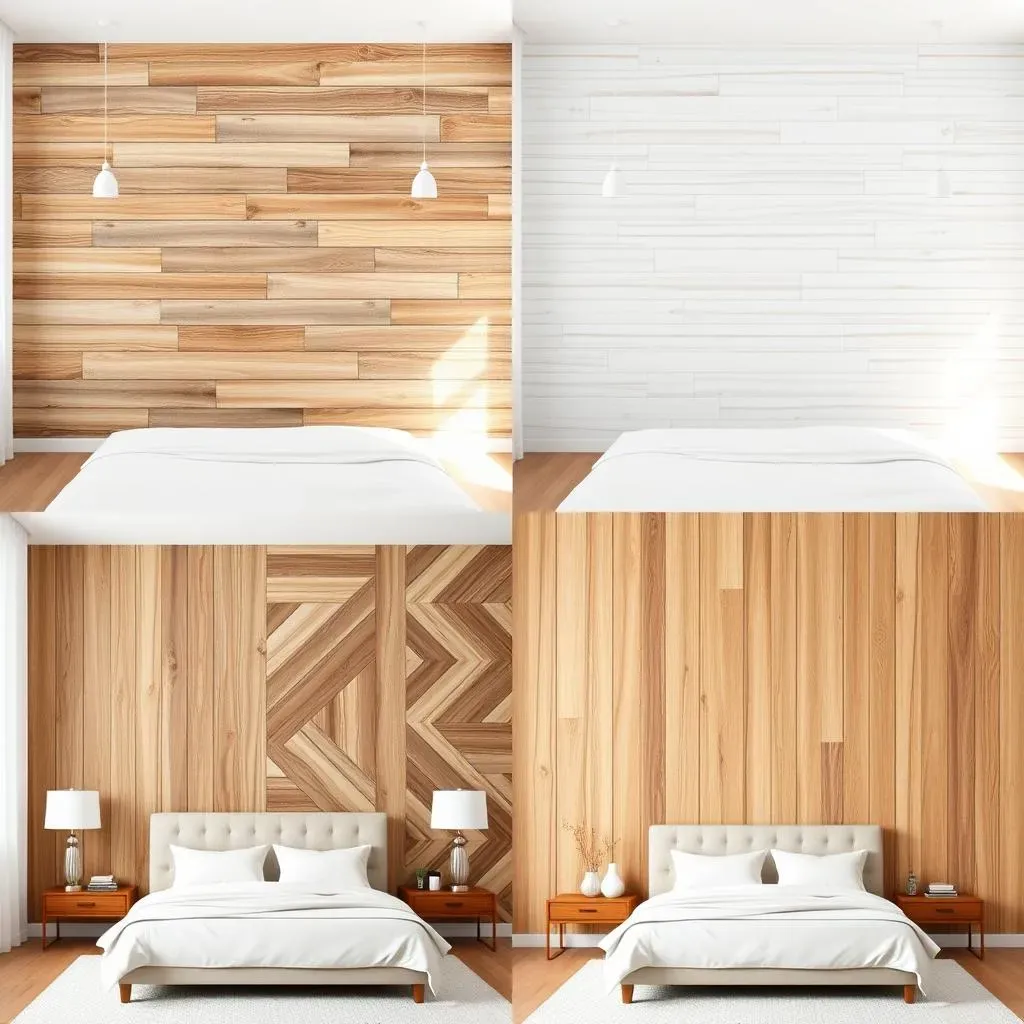 Different Styles of Wood Accent Walls for Master Bedrooms