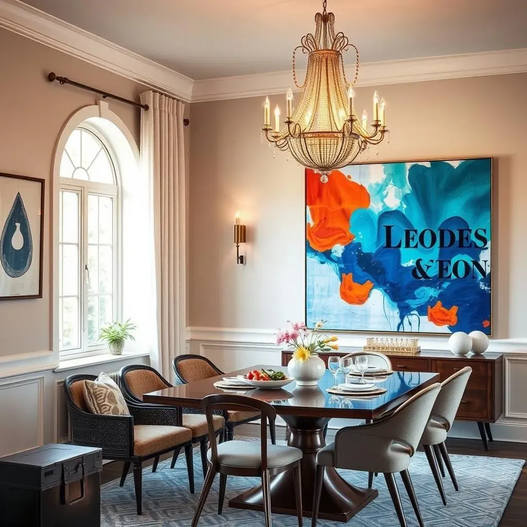 Amazing Dining Room Accent Wall Ideas with Art