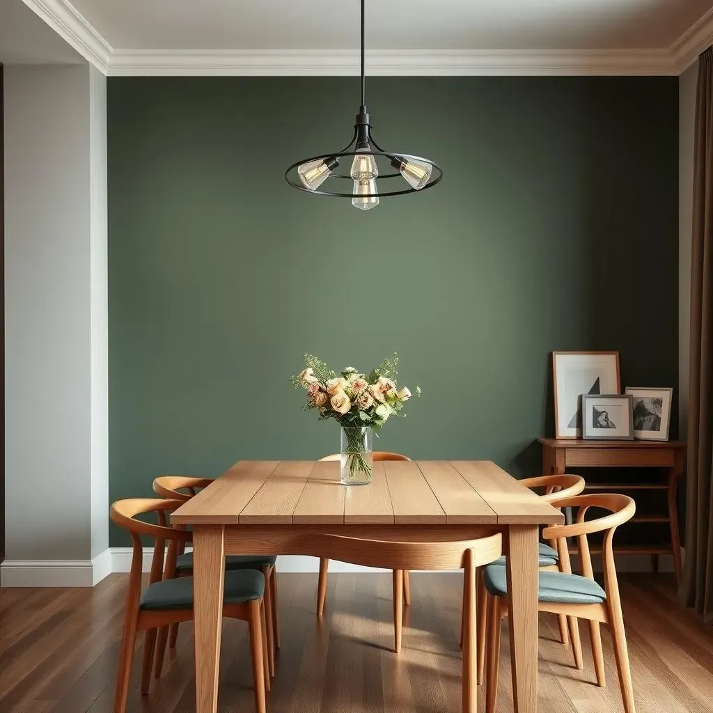 Dining Room Simple Accent Wall Paint Ideas