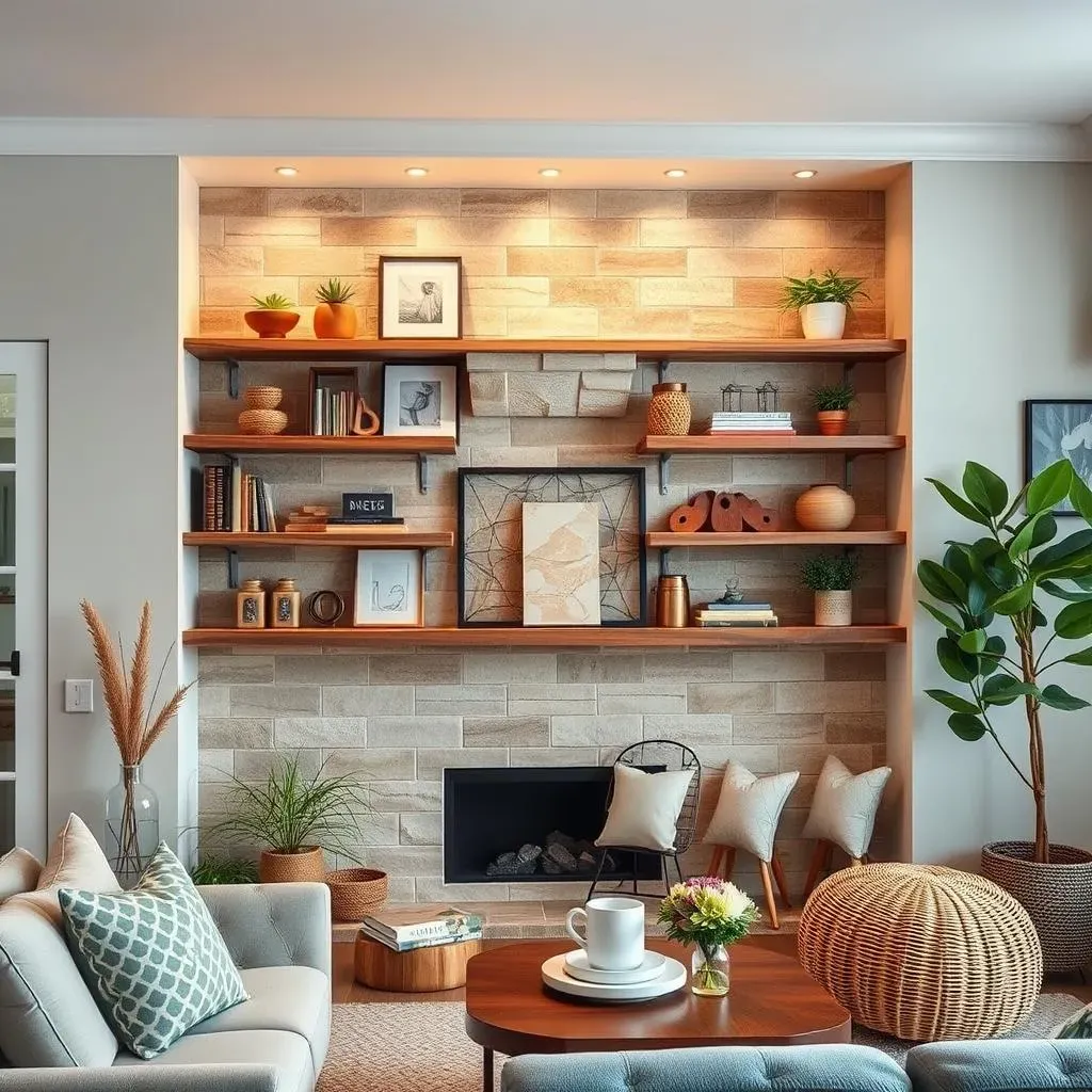 Ultimate DIY Accent Wall with Shelves