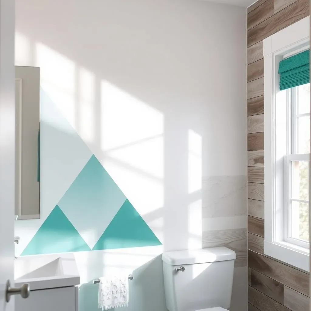 DIY Bathroom Accent Wall Paint Projects and Inspiration