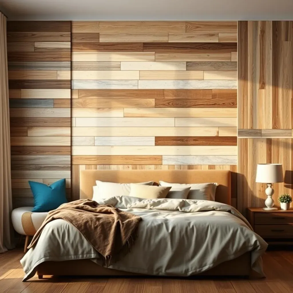 DIY Bedroom Accent Wall Ideas Using Different Textures