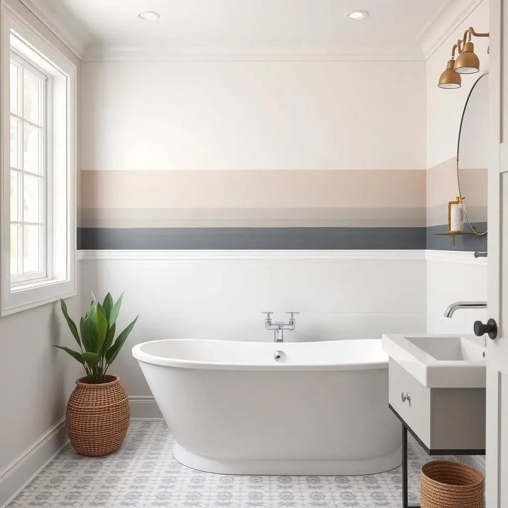 DIY Dreams: Easy Accent Wall Paint Ideas for Your Bathroom