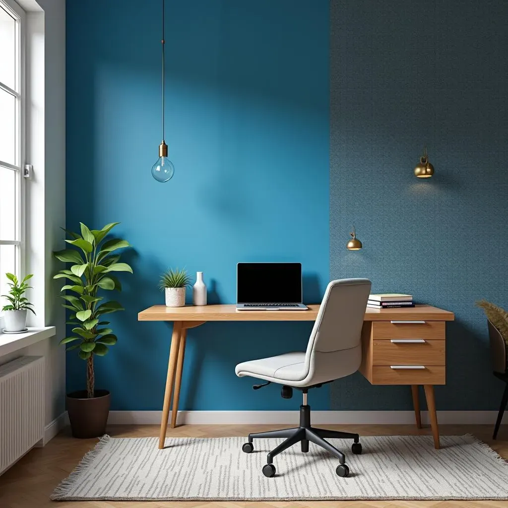 DIY Home Office Accent Wall Ideas: Paint, Wallpaper & More