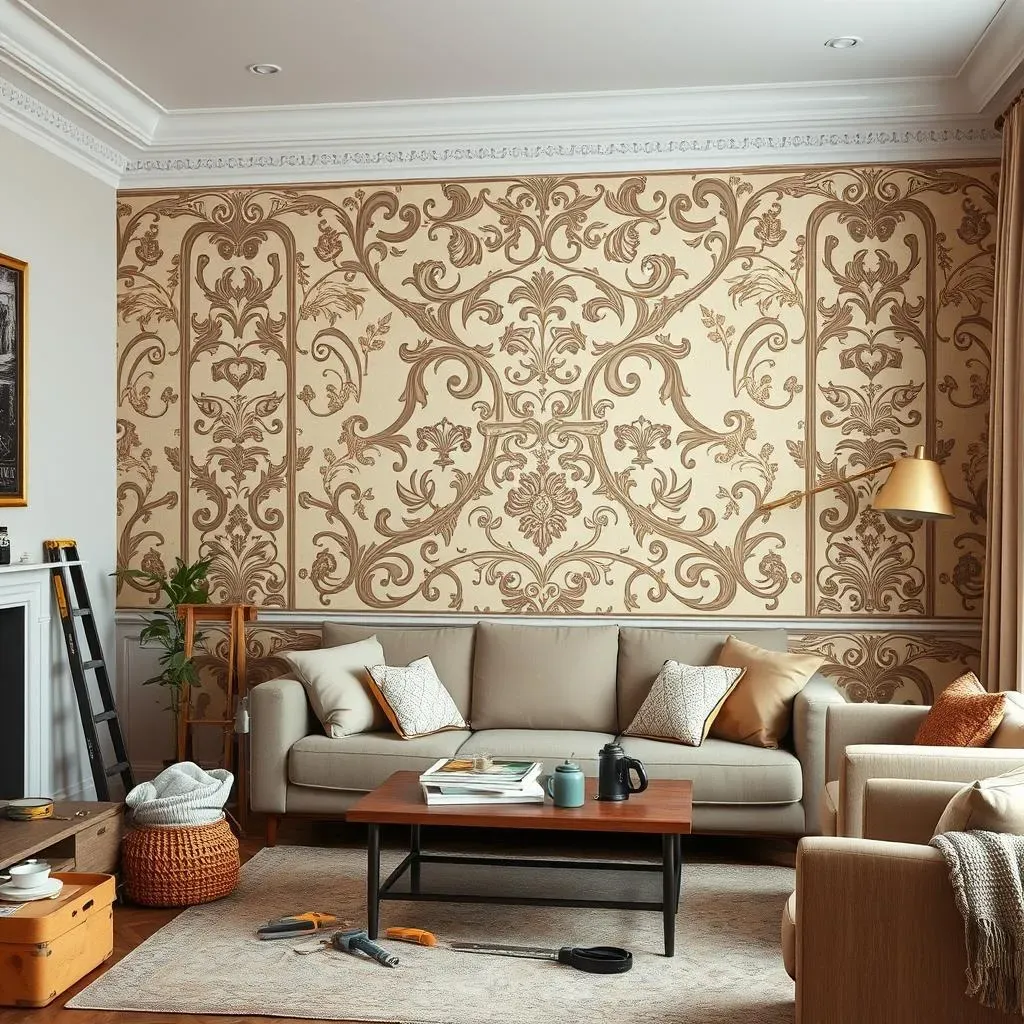 DIY Installation Tips for Your Vintage Wallpaper Accent Wall