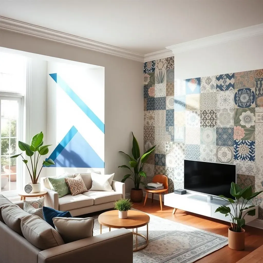 DIY Living Room Accent Wall Ideas on a Budget