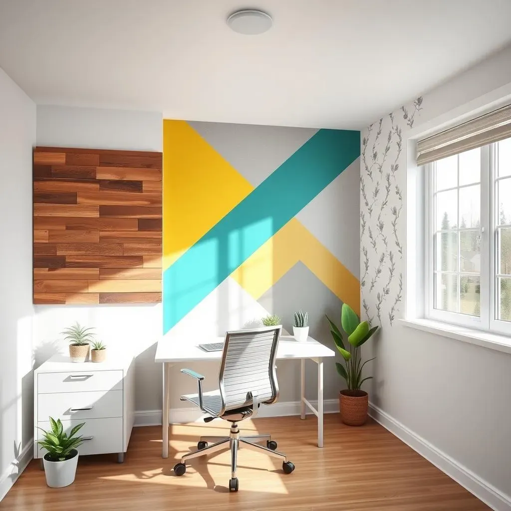 DIY Office Accent Wall Projects