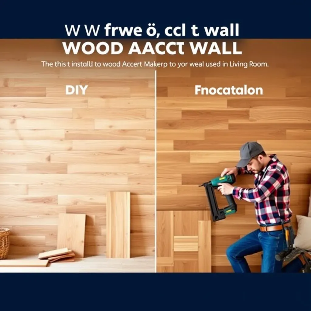 DIY or Pro?  Installation Tips for Your Living Room Wood Accent Wall