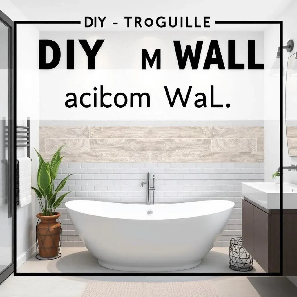 DIY Tips for Creating Your Own Modern Bathroom Accent Wall