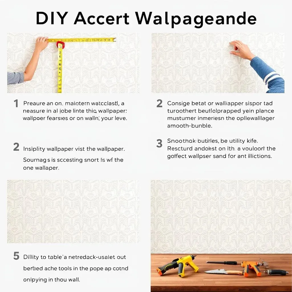 DIY Tips for Installing Your Accent Wallpaper Ideas