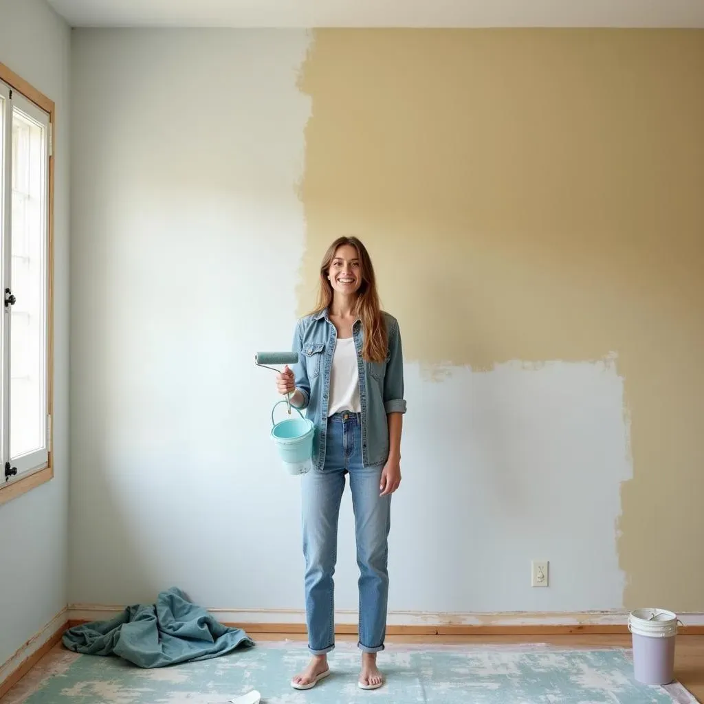 DIY Tips for Painting Your Living Room Accent Wall