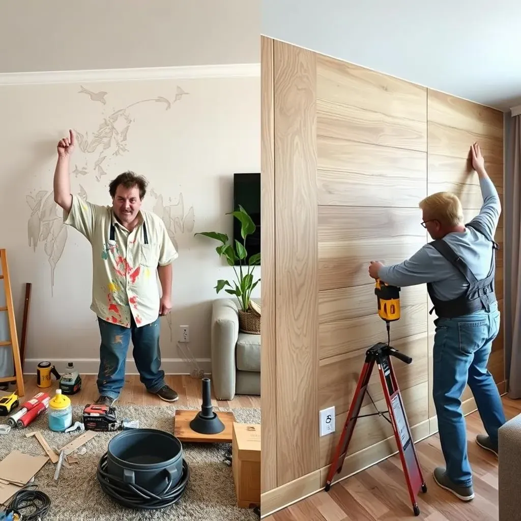 DIY vs. Professional Modern Accent Wall Installation