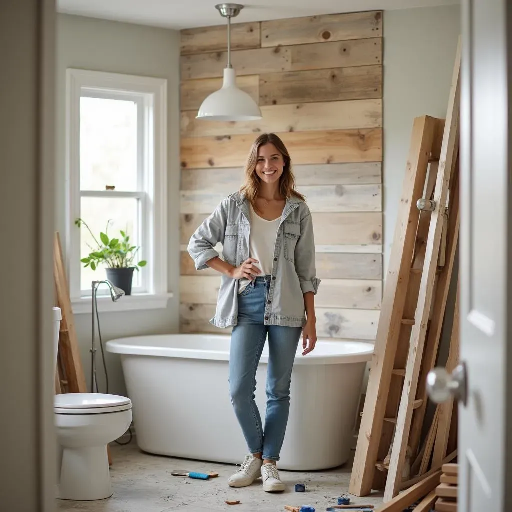 DIY Wood Accent Walls: BudgetFriendly Bathroom Transformations