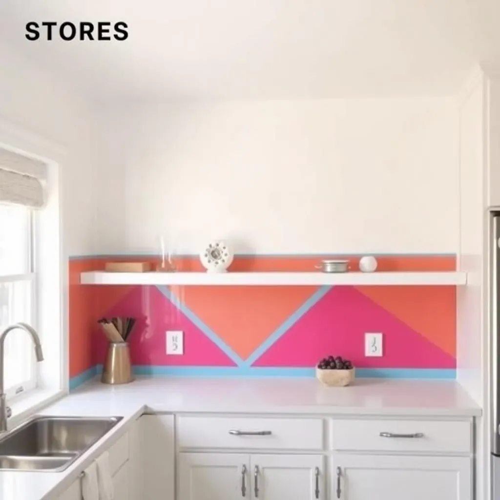 Easy DIY Kitchen Accent Wall Painting Projects