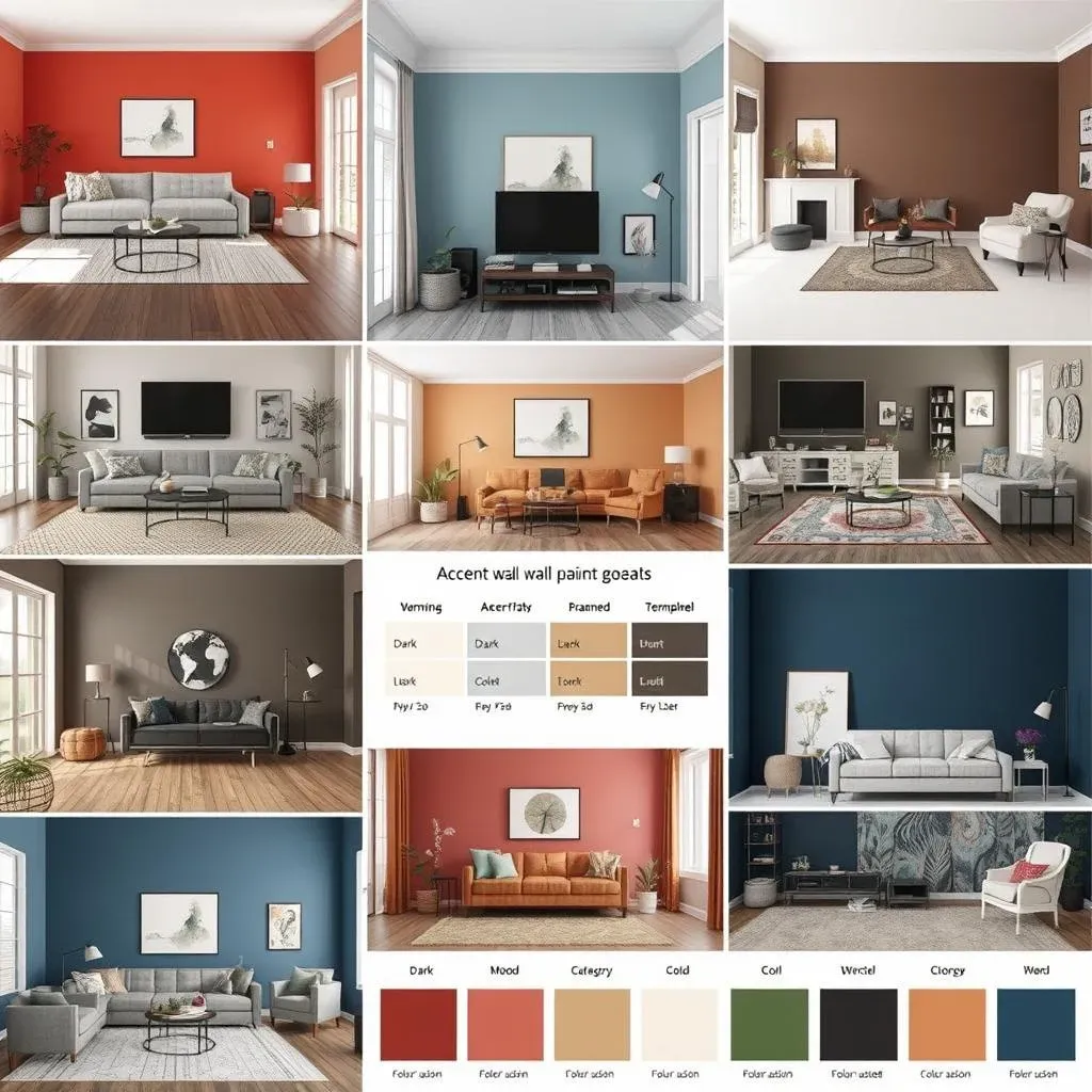 Exploring Different Accent Wall Paint Ideas for Your Living Room