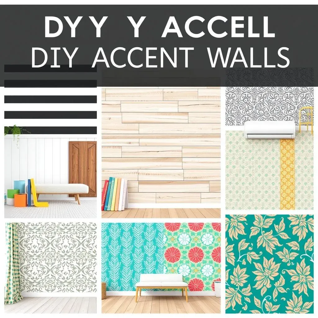 Exploring Different DIY Accent Wall Materials and Patterns