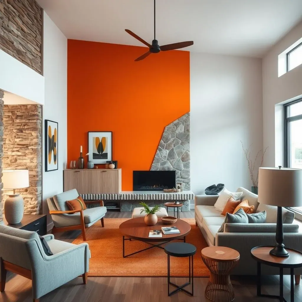 Exploring Different Shades of Orange for Your Accent Wall