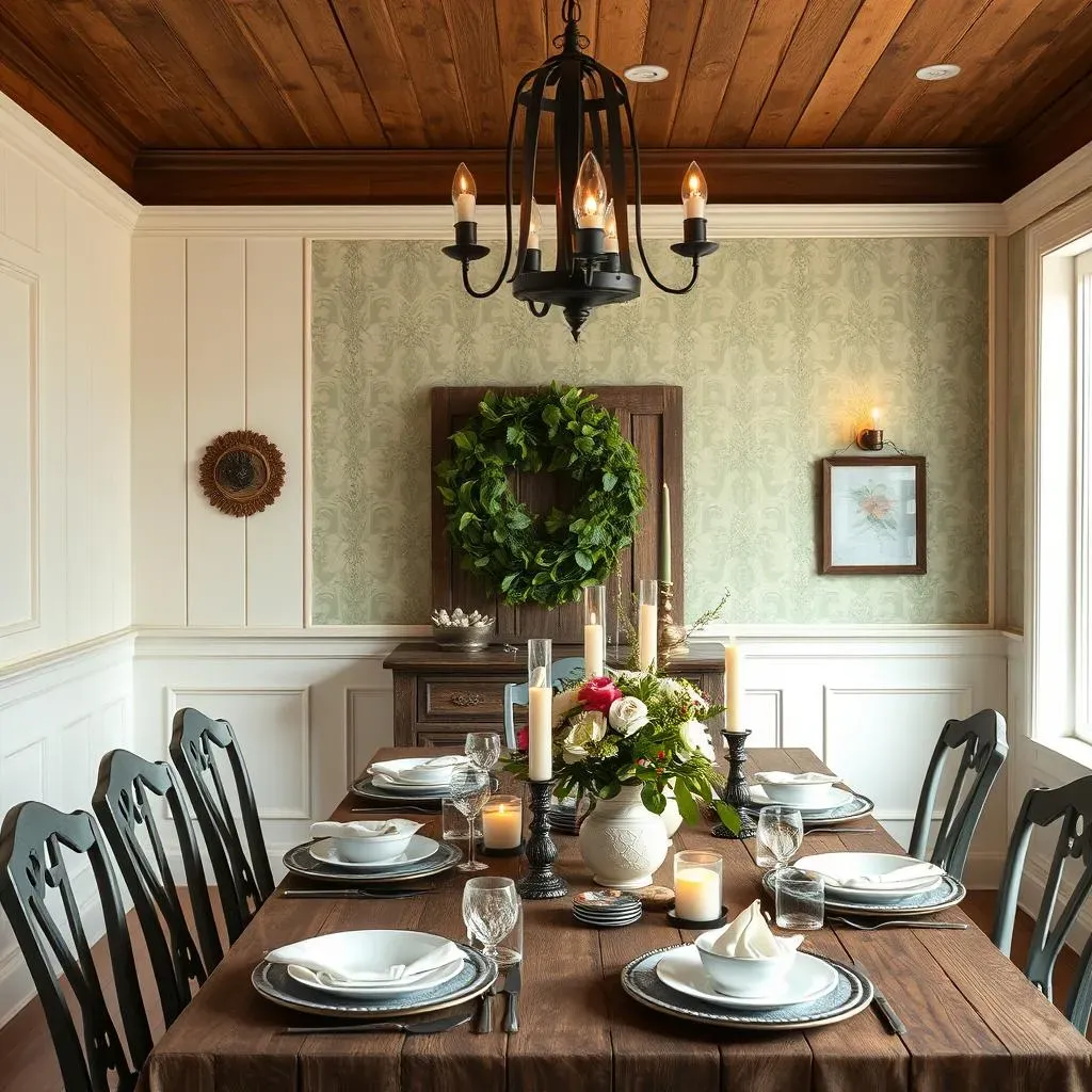 Ultimate Farmhouse Dining Room Accent Wall Ideas