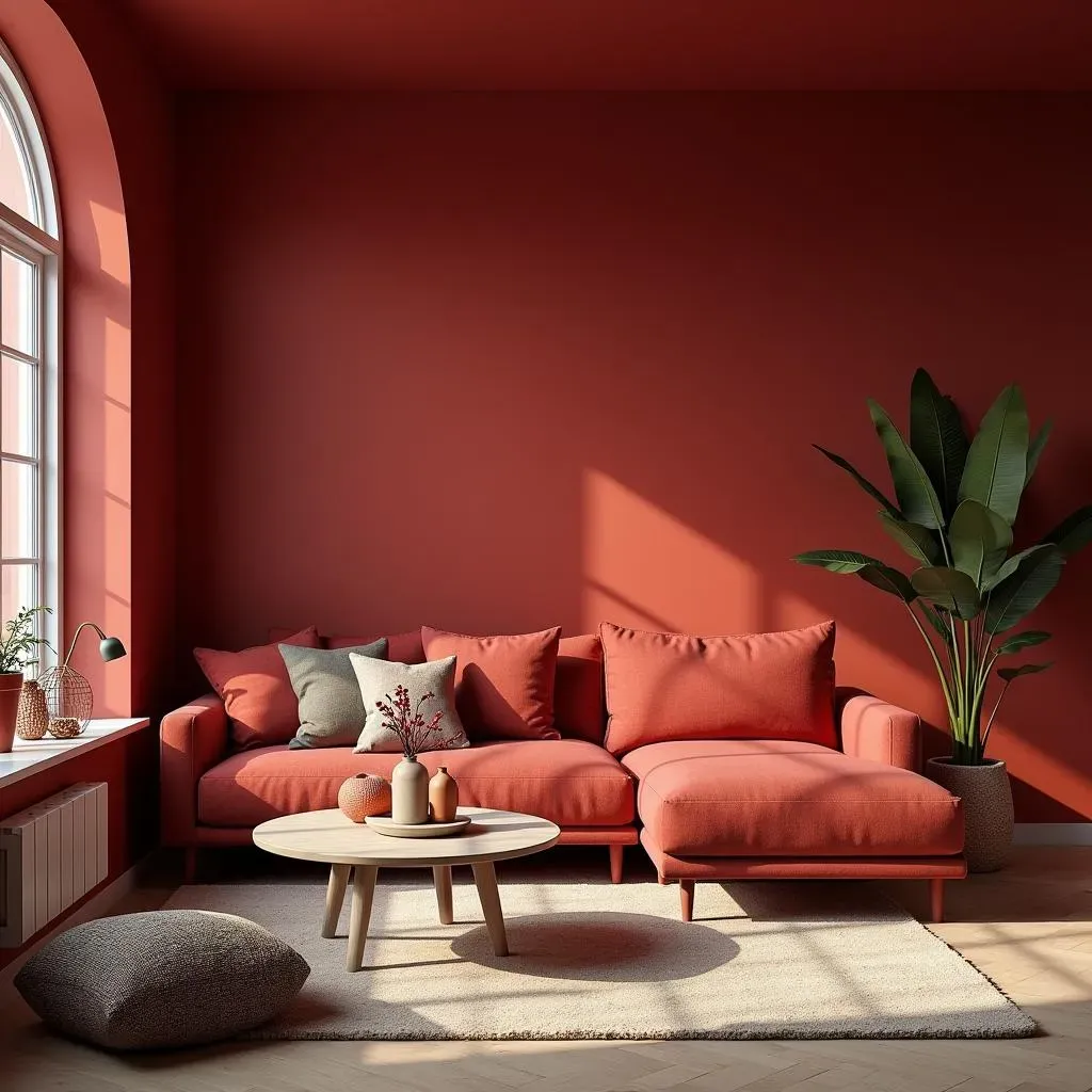 Finding the Perfect Shade of Red for Your Living Room