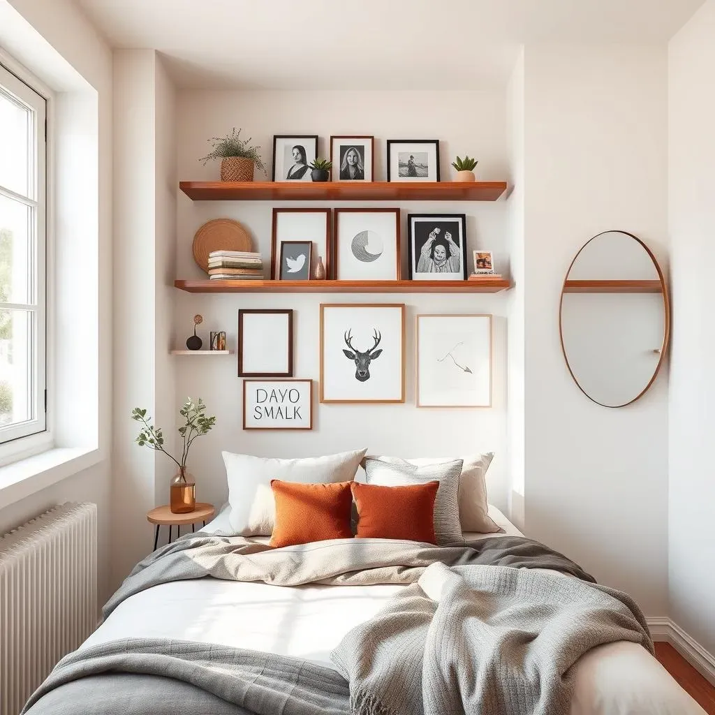 Functional and Artistic Small Bedroom Accent Wall Ideas