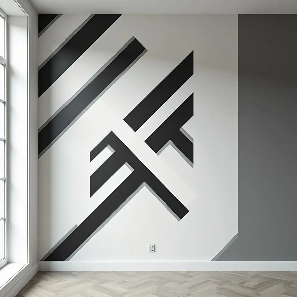 Geometric and Patterned Accent Wall Ideas
