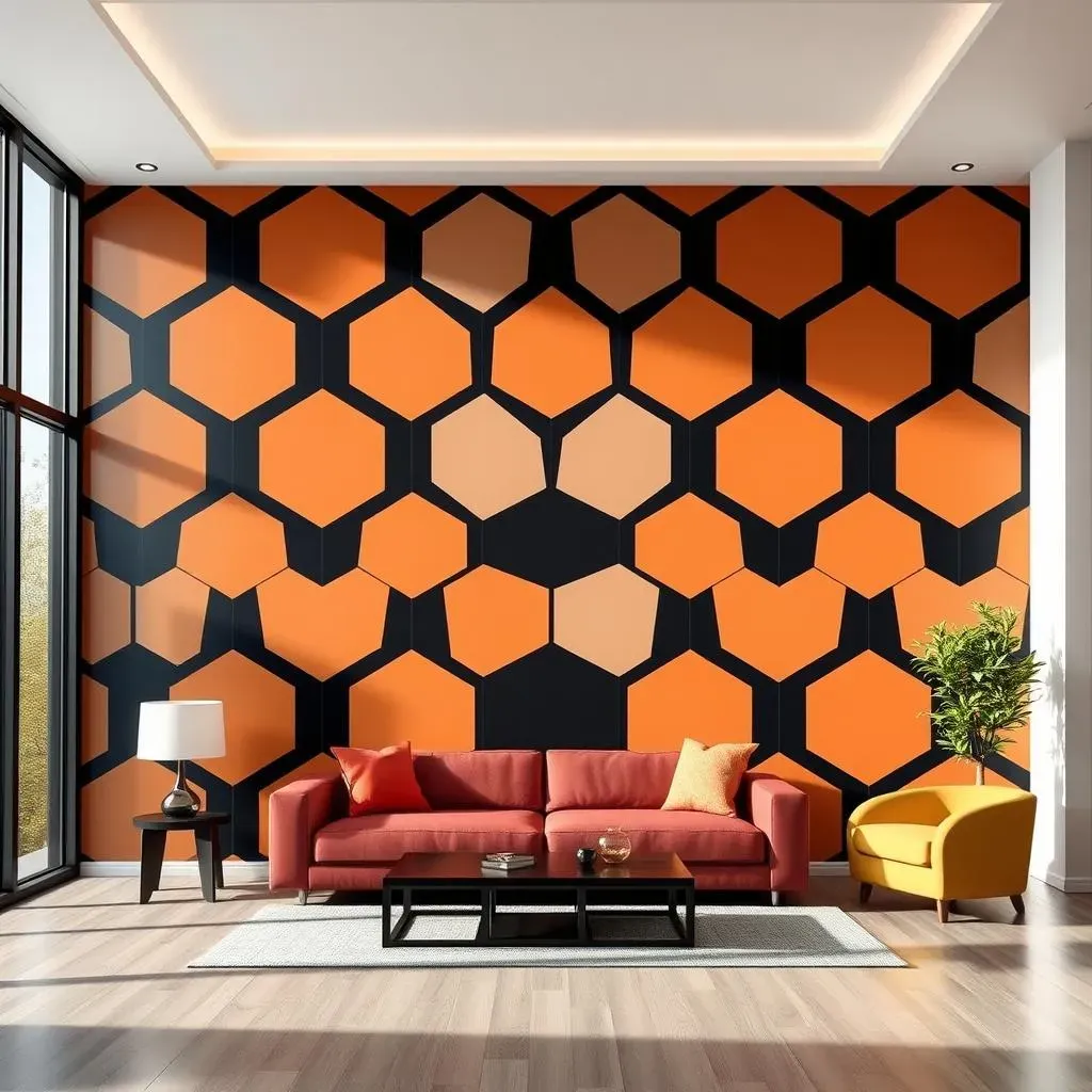 Geometric Pattern Selection for Modern Accent Walls