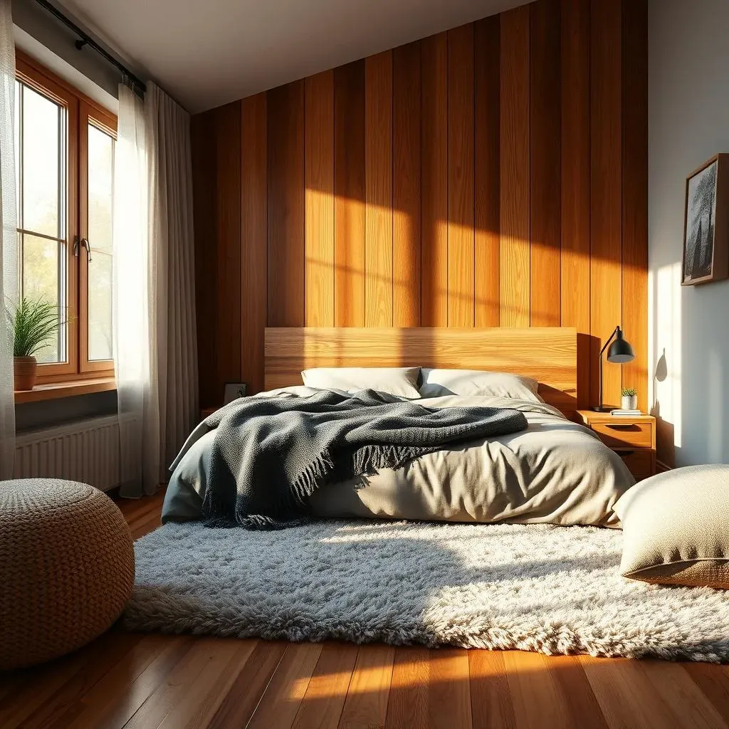 Gray Mixed With Wood: Warm Accent Wall Ideas