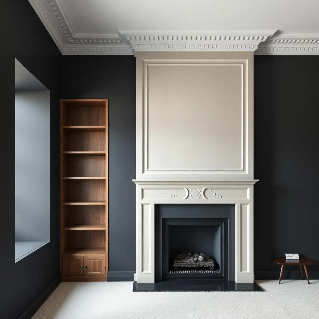 Highlighting Architectural Features with Black Accent Walls