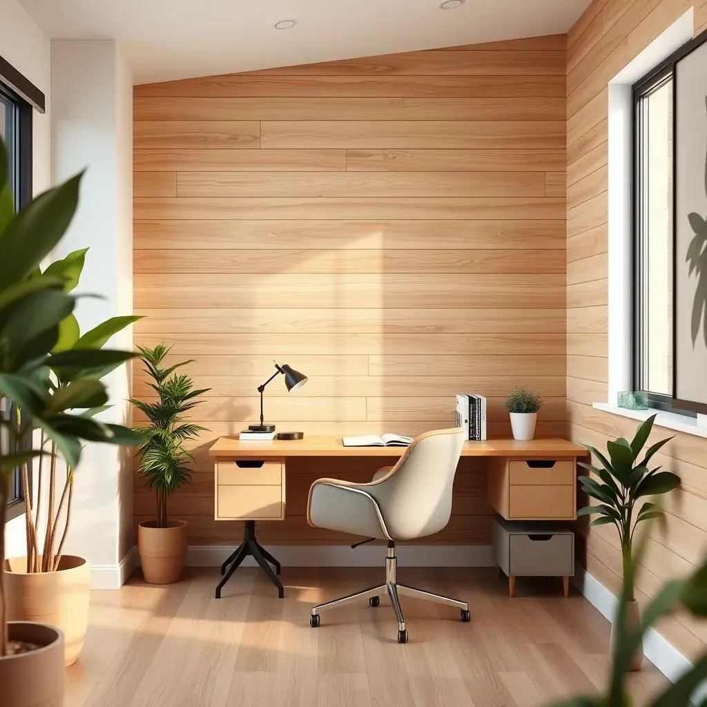 Home Office Accent Wall Ideas: Wood, Texture, and More
