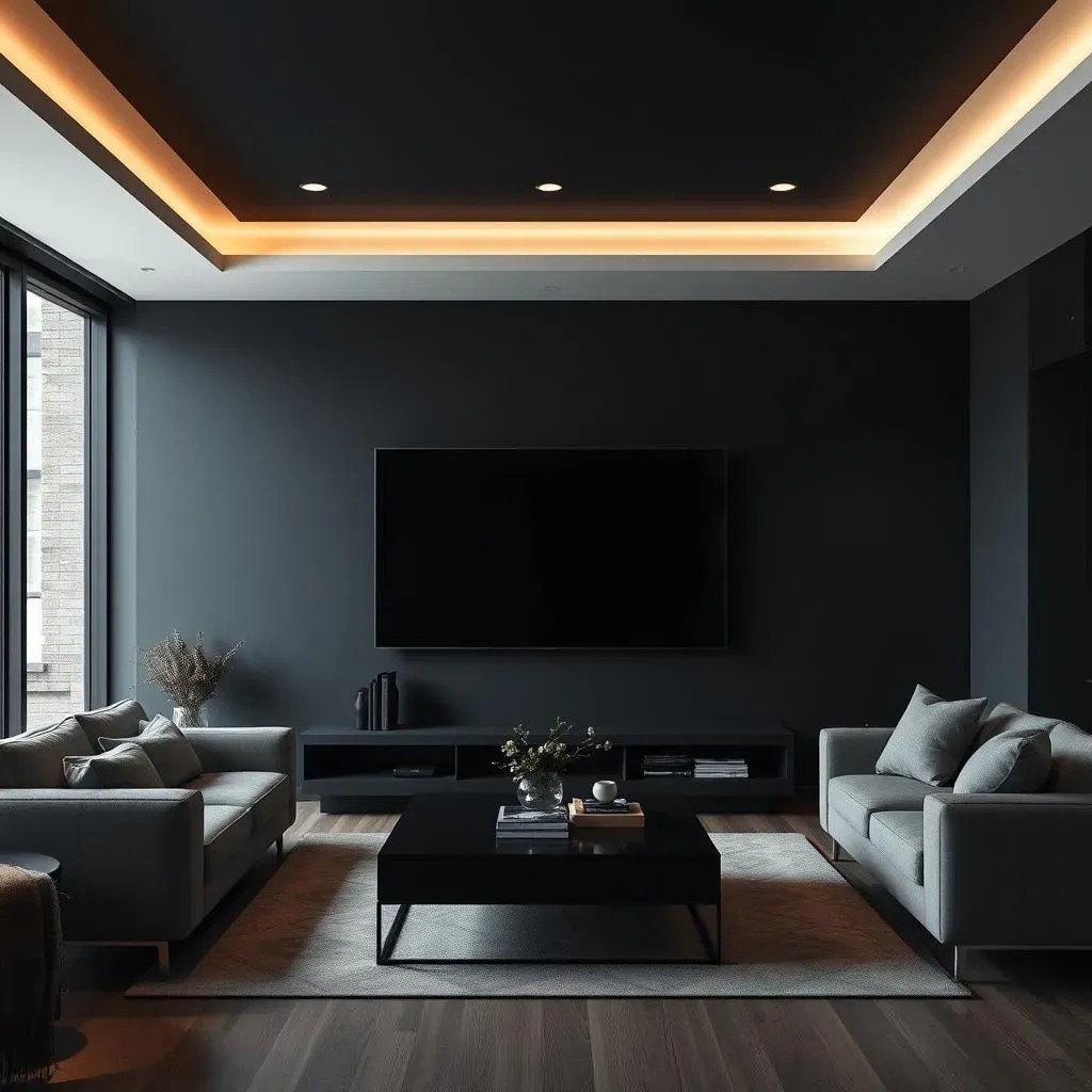 How to Choose the Perfect Black Paint for Your TV Wall