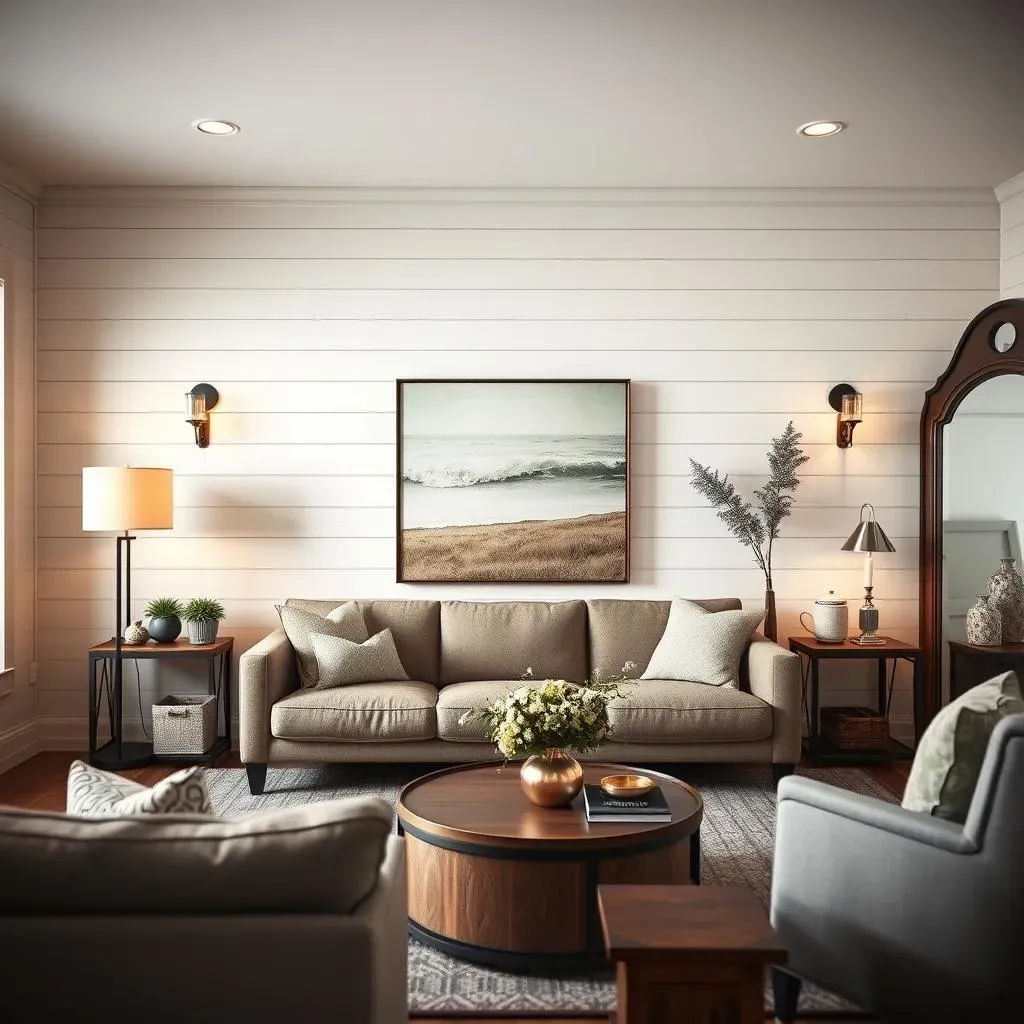 How to Decorate Around Your Shiplap Accent Wall in the Living Room