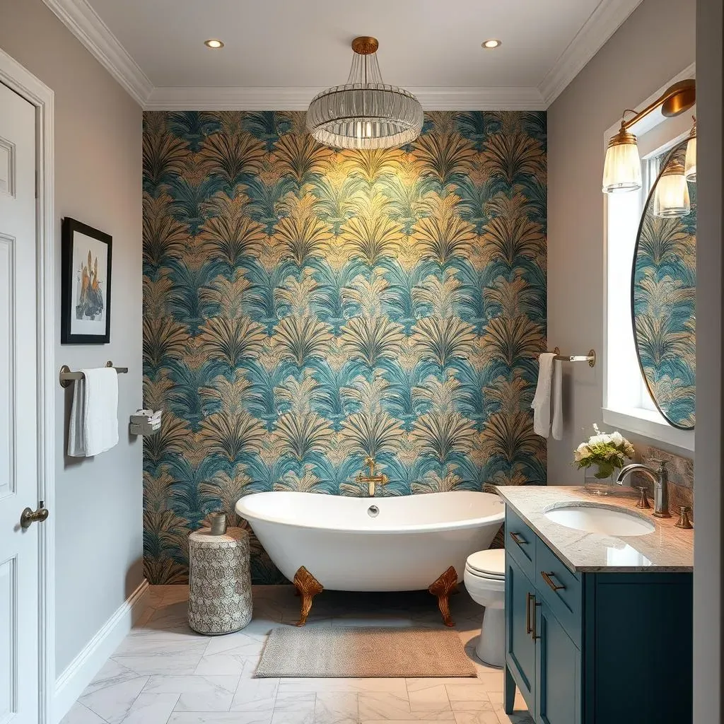 How to Select the Perfect Wallpaper for Your Bathroom Accent Wall