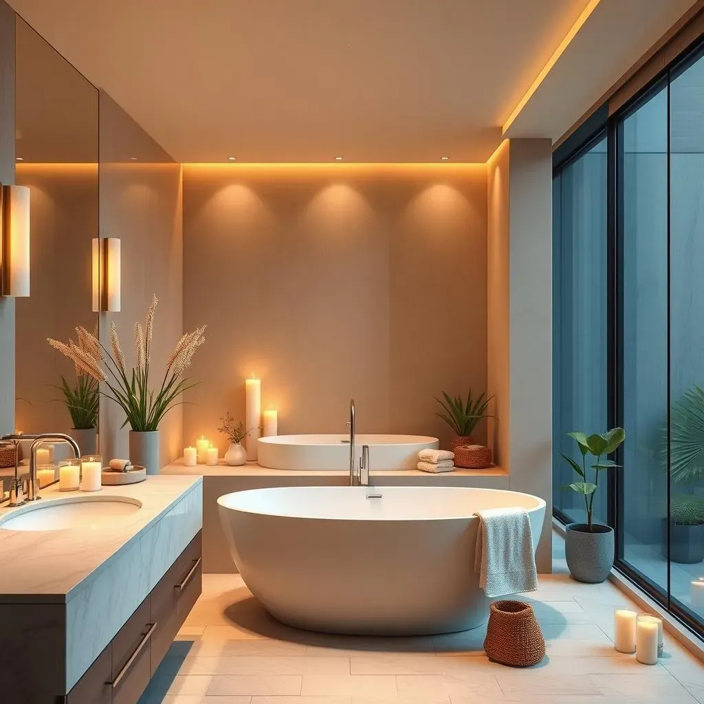 Illuminating Your Spa Sanctuary: Lighting and Mirror Placement