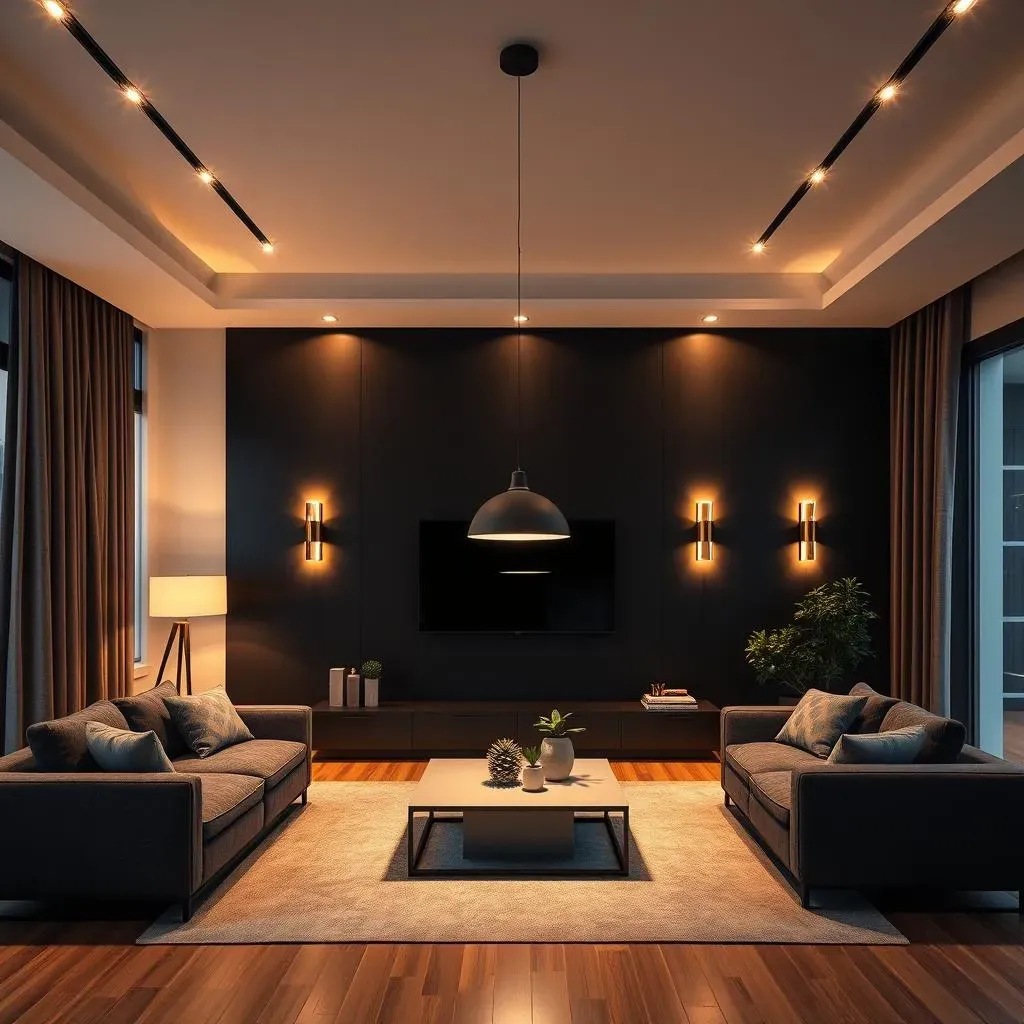 Illuminating Your Style: Lighting Options for Black Accent Walls