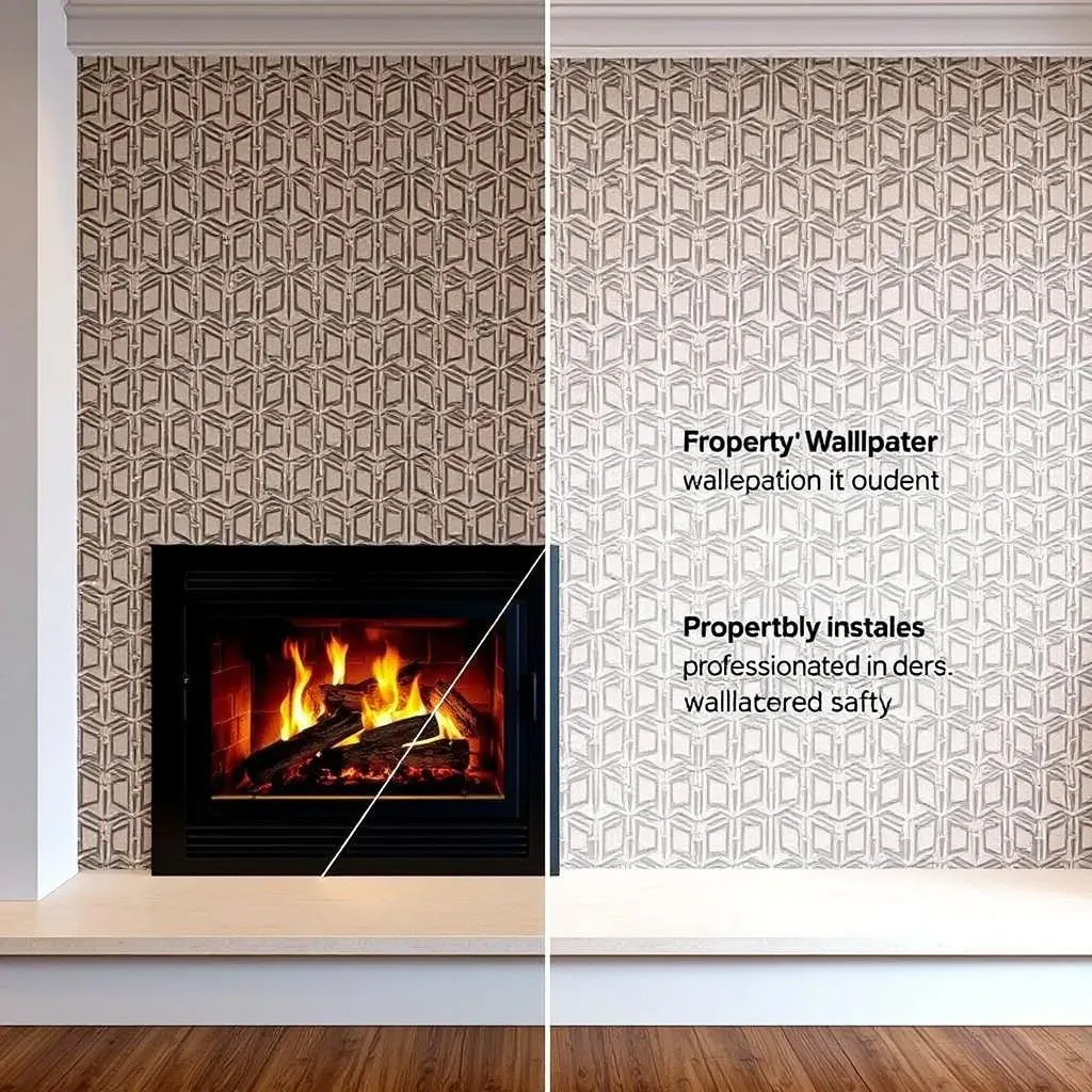 Important Considerations for Your Fireplace Accent Wall with Wallpaper