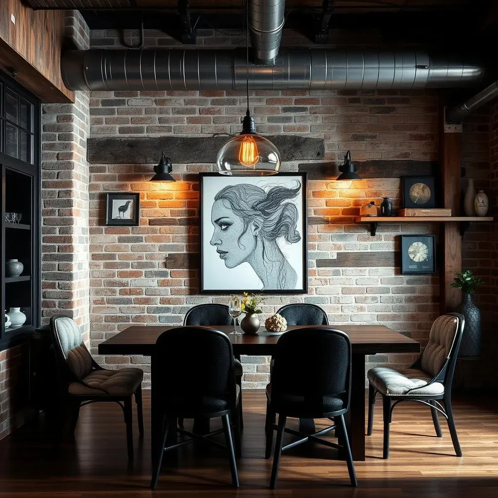 Ultimate Industrial Dining Room Accent Wall Ideas