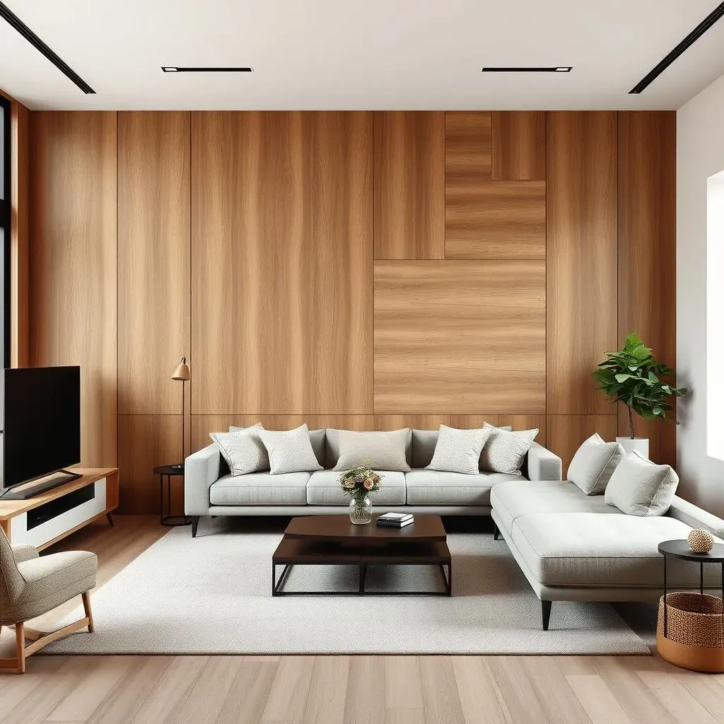 Installation Techniques for a Stunning Modern Accent Wall with Wood Paneling