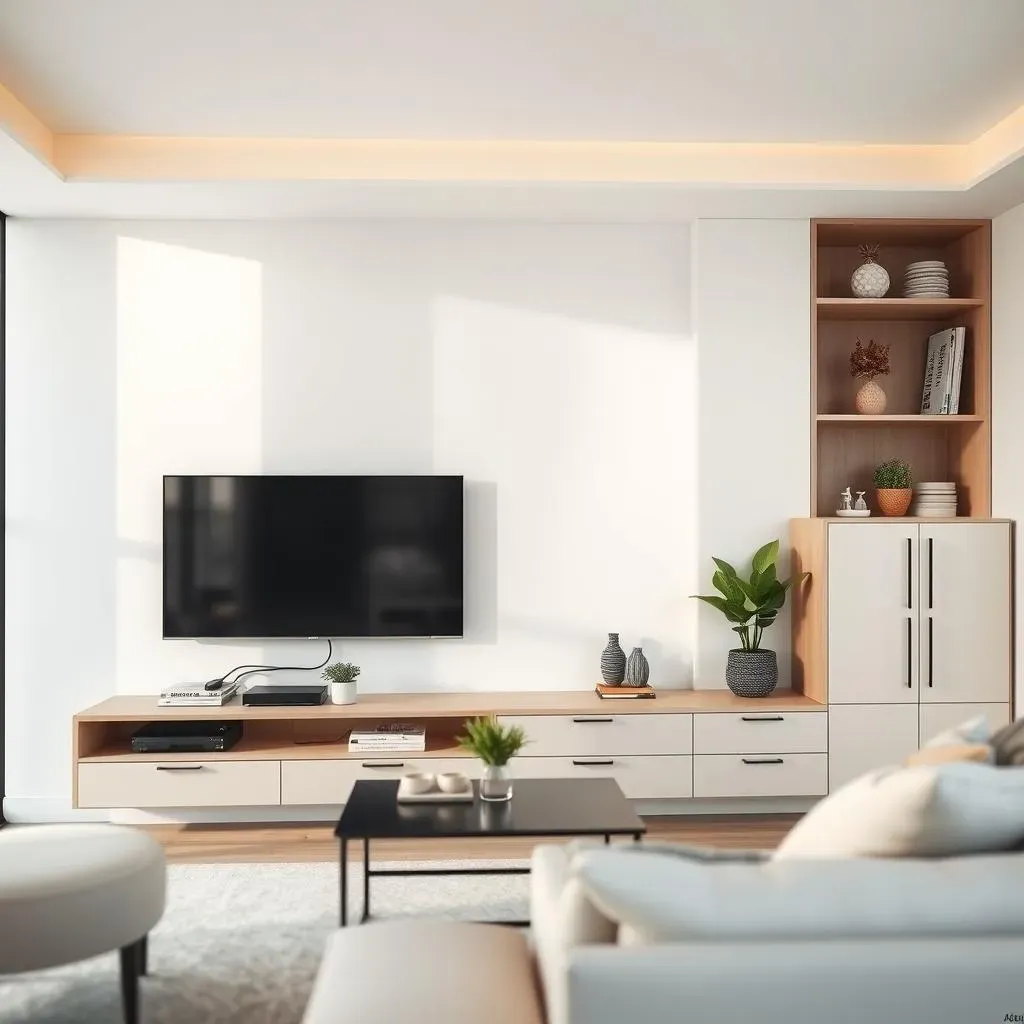 Integrating Storage and Decor: Functional Accent Wall Ideas Behind TV