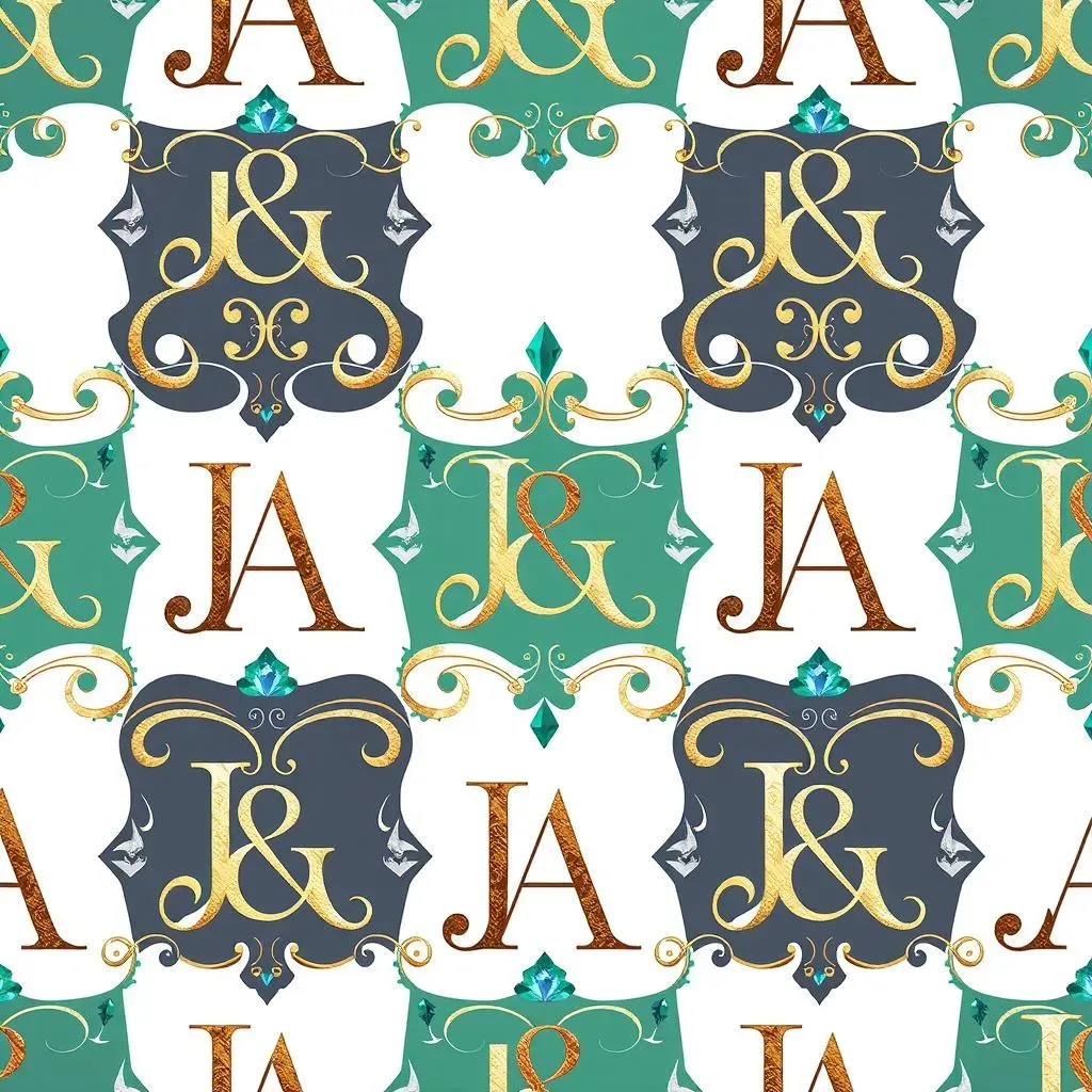 Amazing J and A Wallpaper: A Stylish Design to Discover