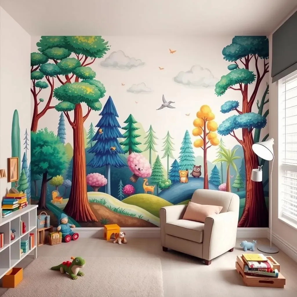 Amazing Kids Bedroom Accent Wall Ideas