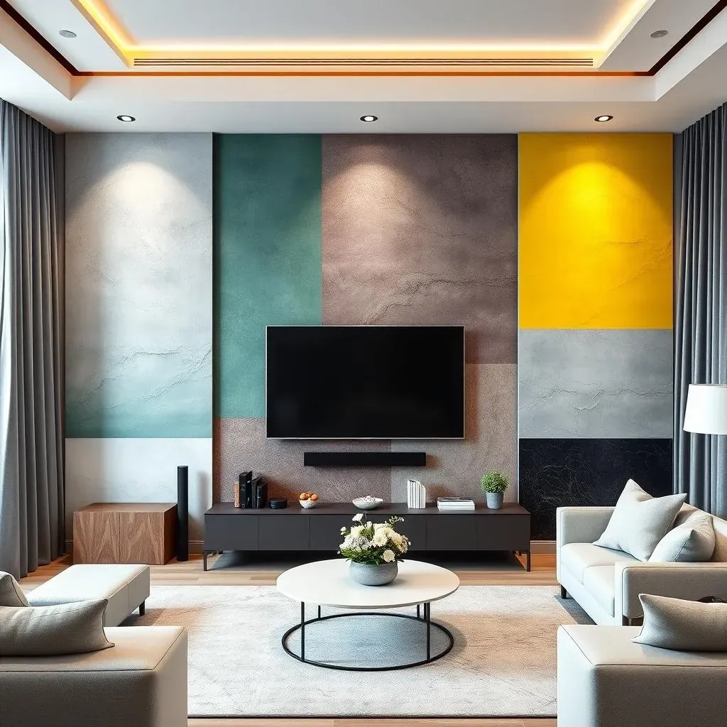 Living Room Accent Wall Ideas with TV: Choosing the Perfect Color Palette