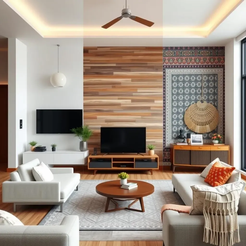 Living Room Accent Wall Ideas with TV: Style Inspiration and Examples