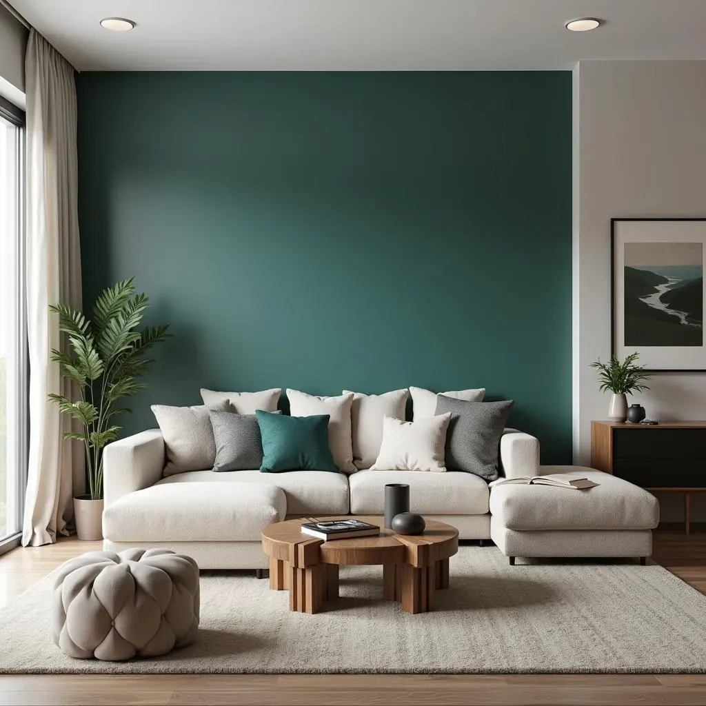 Living Room Color Palettes and Accent Wall Pairings